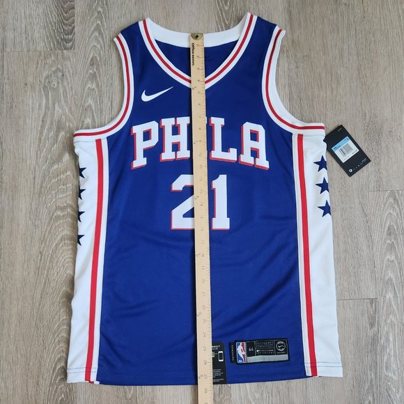 Philadelphia 76ers Joel Embiid Nike Swingman Jersey Men's Size Medium - Picture 10 of 11